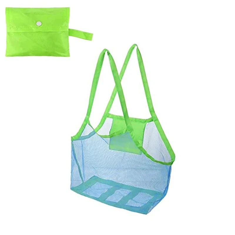 Protable Beach Bag Anti-sand Net for Kids Beach Toy Towel Storage Mesh Travel Large Capacity Toy Outdoor Waterproof Storage Bags