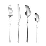4-Piece Set of Stainless Steel Cutlery for Western Dining