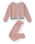 ZOEREA Toddler Baby Girls Clothes Outfits Long Sleeve Pullover Sweatshirt Tops + Pants Set Fall Winter Sweatsuits Pink 4-5T
